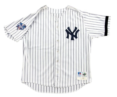 2000 Jay Tessmer Game Worn New York Yankees Home World Series Jersey